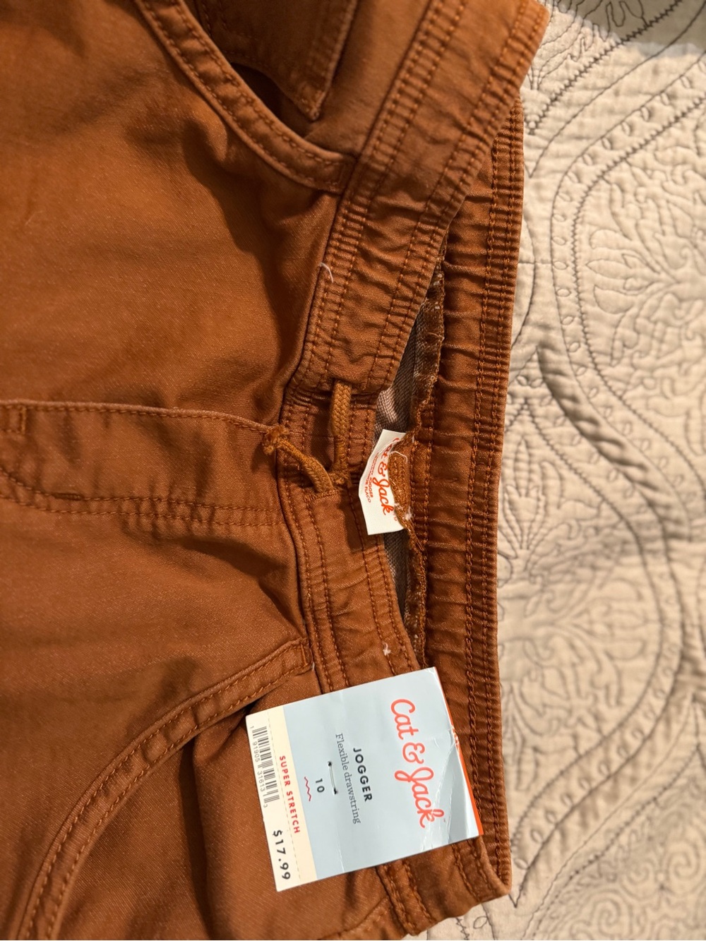 Cat & Jack Rust Brown Jogger Pants